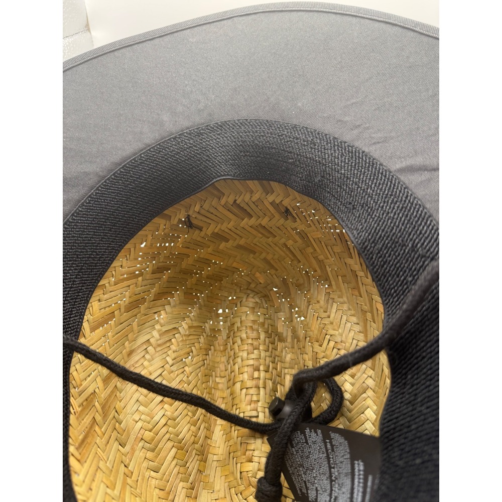 Hurley Straw Fedora Hat Wide Brim Sun Protection Beach Summer Casual Mens Womens - Picture 8 of 13